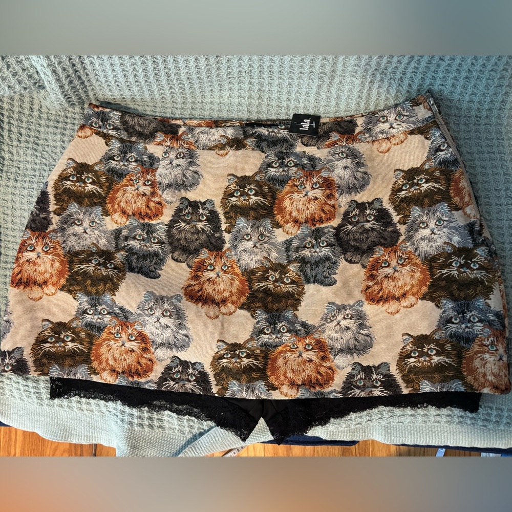 Dressed in LALA “Twinkle Toes” skort, 2X